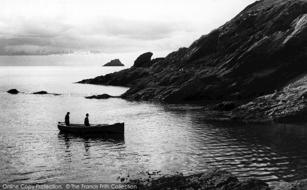 Photo of Portloe, Entering The Harbour c.1955