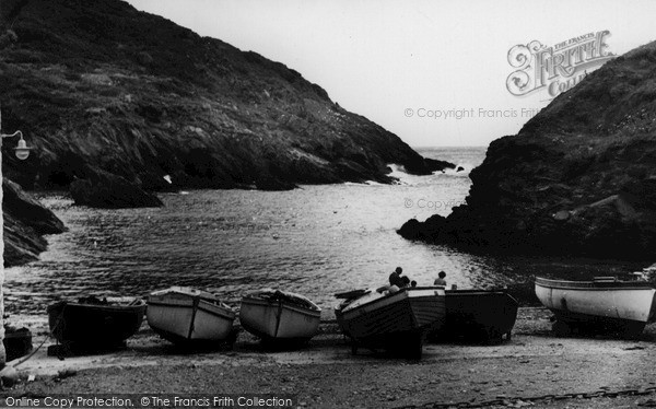 Photo of Portloe, Harbour c.1955