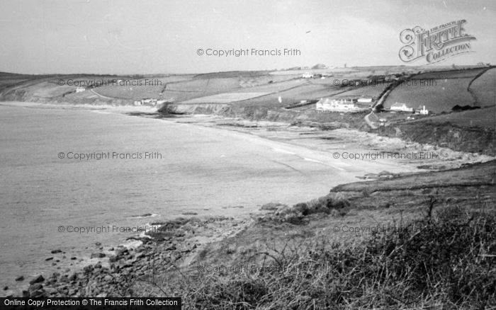 Photo of Portloe, Pendower Beach c.1955