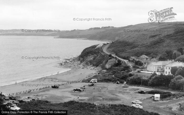 Photo of Portloe, Pendower Beach c.1955