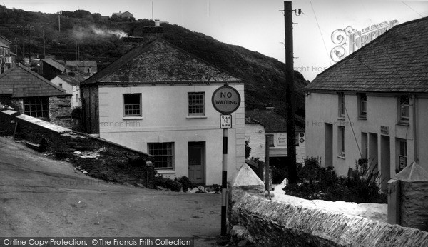 Photo of Portloe, Post Office Corner c.1955