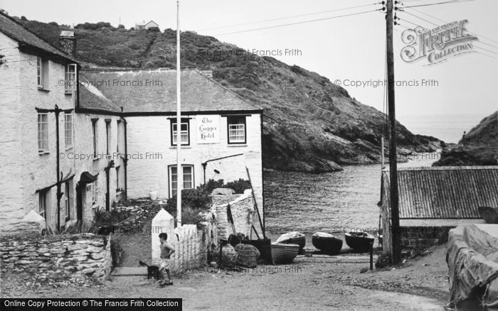 Photo of Portloe, The Lugger Hotel c.1955