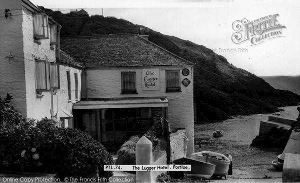 Photo of Portloe, The Lugger Hotel c.1955
