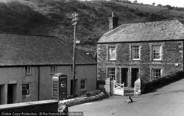 Photo of Portloe, The Post Office c.1955