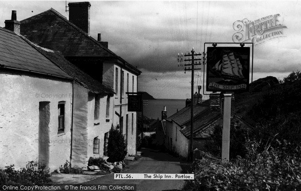 Photo of Portloe, The Ship Inn c.1955