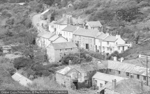 Photo of Portloe, The Village c.1955