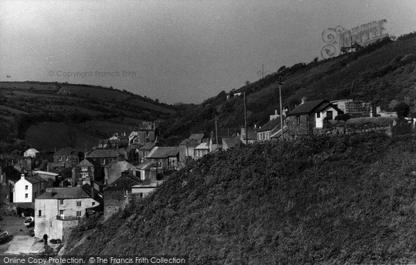 Photo of Portloe, View From Upper Town c.1955