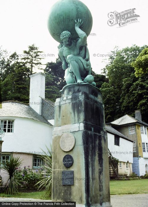 Photo of Portmeirion, Hercules Statue 1976