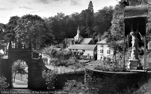 Photo of Portmeirion, Town Hall From Chantry Steps c.1960