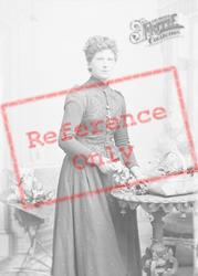 Miss A Alliston, Sparkford c.1895, Portraiture