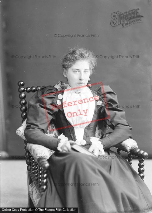 Photo of Portraiture, Miss Hyde, 7 Stars Lane Yeovil 1896