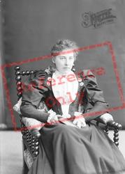 Miss Hyde, 7 Stars Lane Yeovil 1896, Portraiture