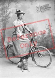 Miss Hyde,  On A Bicycle c.1895, Portraiture
