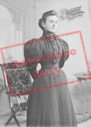 Miss Poole, Post Office Stoke 1896, Portraiture