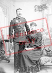 Mr And Mrs Brown, South Petherton 1893, Portraiture