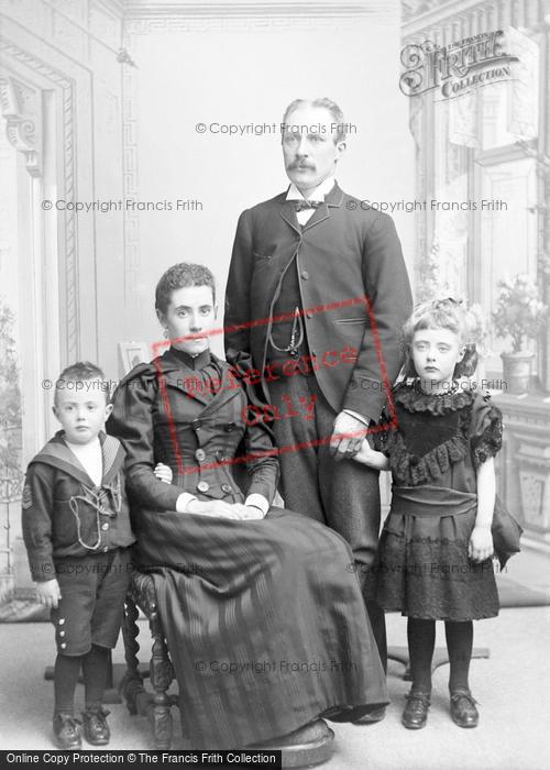 Photo of Portraiture, Mr Groves And Family, Melbury 1893