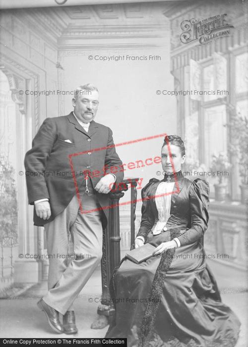 Photo of Portraiture, Mr & Mrs Box, Choughs Hotel 1894