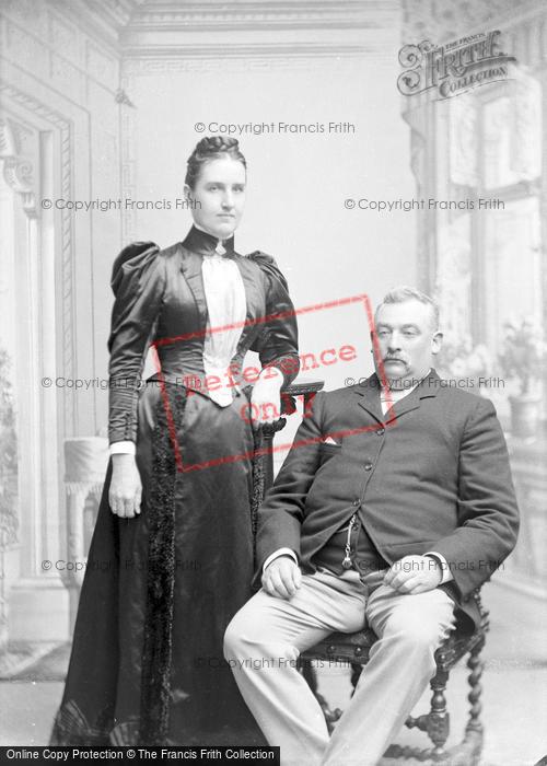 Photo of Portraiture, Mr & Mrs Box, Choughs Hotel 1894