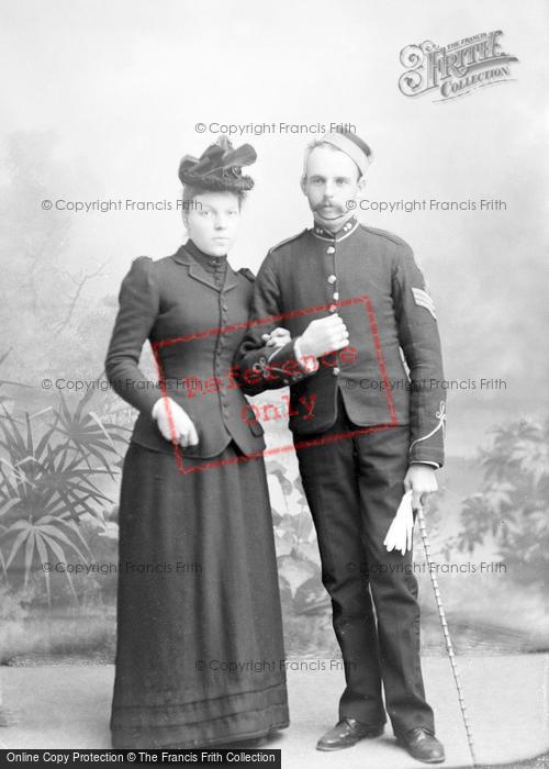 Photo of Portraiture, Mr & Mrs Hopkins 1892