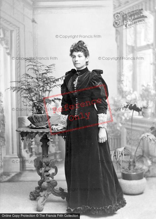 Photo of Portraiture, Mrs Locock, Foldhill Martock 1893