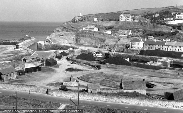 Photo of Portreath, Harbour c.1955