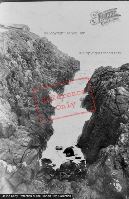 Photo of Portrush, 'the Washtub' 1897