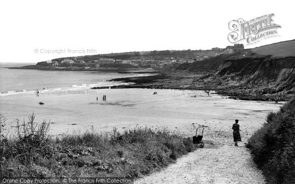 Photo of Portscatho, From Porthcurnick Beach c.1955