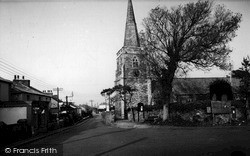 Gerrans Square And The Church c.1955, Portscatho