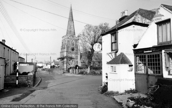 Photo of Portscatho, Gerrans Square c.1955