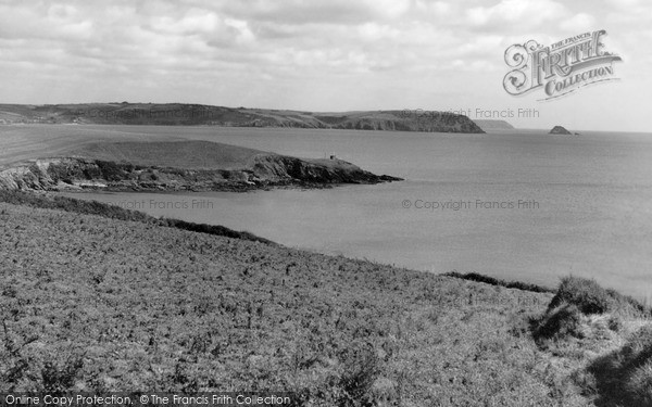 Photo of Portscatho, Nare Head And Gull Rock c.1955