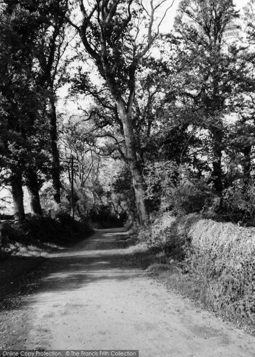 Photo of Portscatho, Percuil Road c.1955