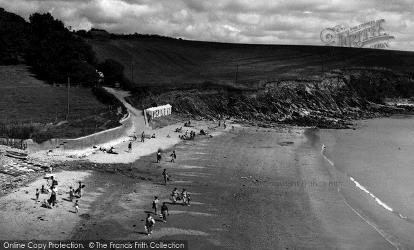 Photo of Portscatho, Porthcurnick Beach c.1955