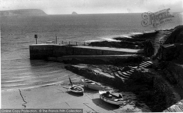 Photo of Portscatho, The Breakwater c.1955