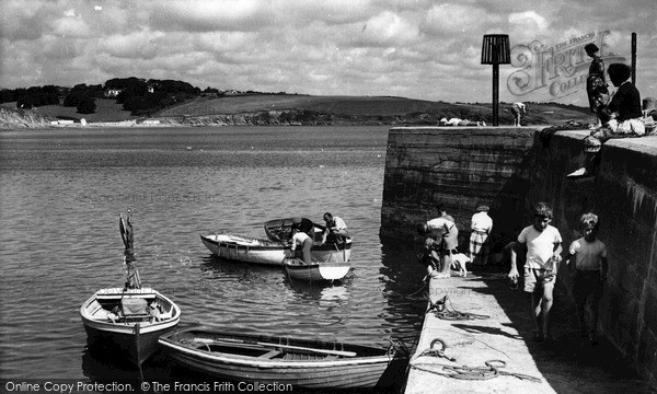 Photo of Portscatho, The Breakwater c.1955