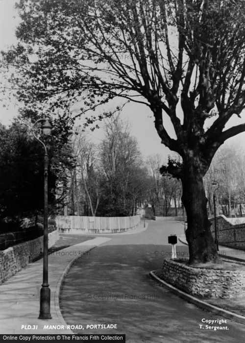 Photo of Portslade, Manor Road c.1955