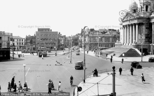 Photo of Portsmouth, Guildhall Square c.1960