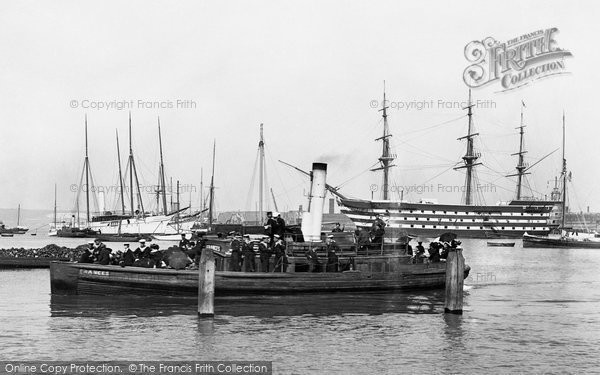 Photo of Portsmouth, Harbour And HMS 'victory' 1898