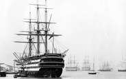 Harbour, HMS St Vincent 1890, Portsmouth