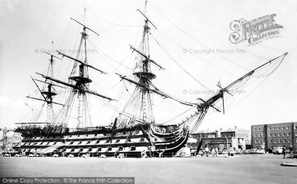 Photo of Portsmouth, HMS Victory c.1960