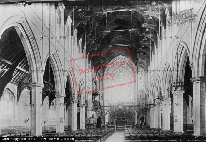 Photo of Portsmouth, Portsea (Kingston) St Mary's Church Interior 1892