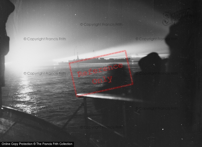 Photo of Portsmouth, Spithead, Coronation Review Of The Fleet At Night 1937