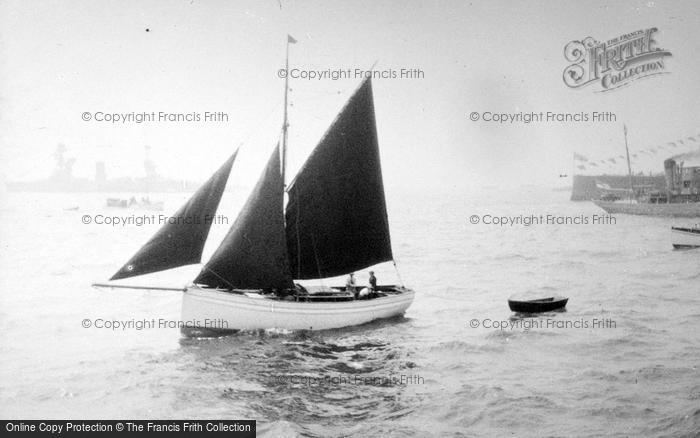 Photo of Portsmouth, Spithead, Sailing Boat 1937
