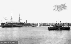 The Floating Bridge, Crossing To Gosport 1898, Portsmouth
