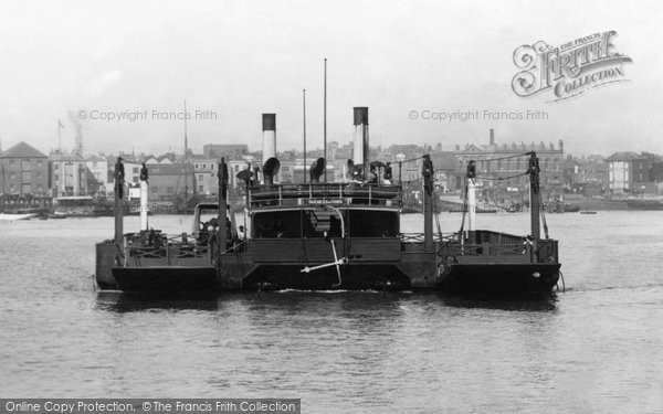 Photo of Portsmouth, The Floating Bridge, Crossing To Gosport 1898
