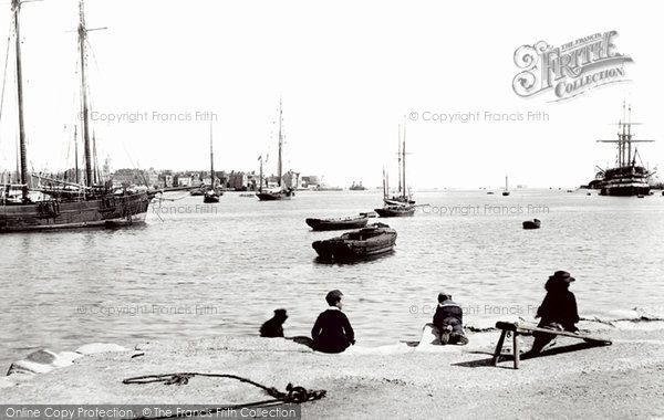 Photo of Portsmouth, The Harbour 1892