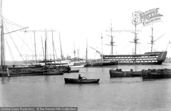 Photo of Portsmouth, The Harbour 1898
