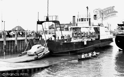 The Isle Of Wight Ferry c.1962, Portsmouth