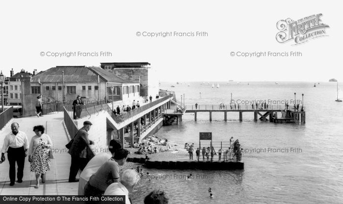 Photo of Portsmouth, Victoria Pier And The Sally Port c.1960
