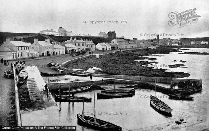 Photo of Portstewart, The Harbour And Town c.1895
