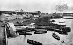 The Harbour And Town c.1895, Portstewart